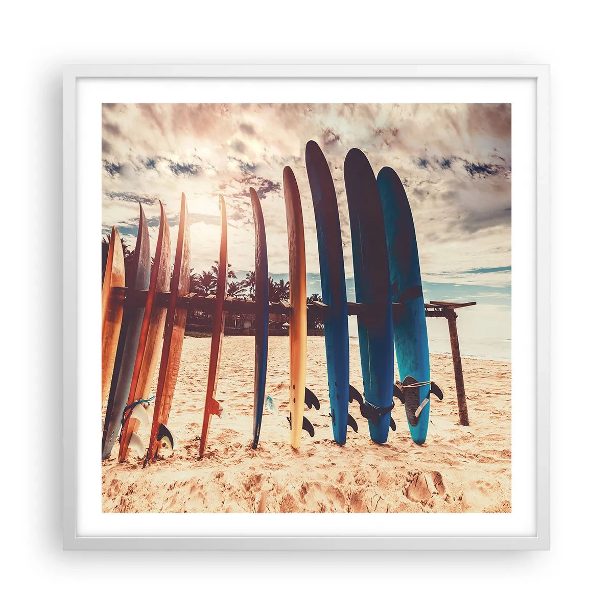 Poszter fekete keretben - Jó éjszakát, holnapig - 60x60 cm