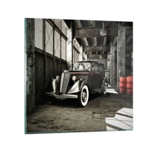 Üveg kép - Az 30-as évek örök eleganciája - 30x30 cm