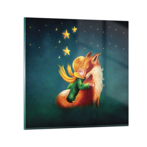 Üveg kép - Kis herceg - 70x70 cm
