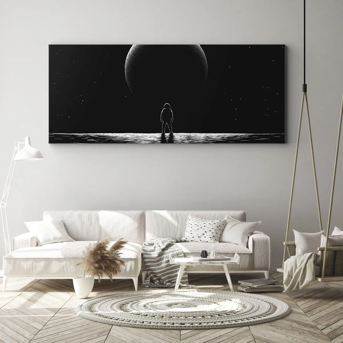 Vászonkép - Szemtől szemben - 100x40 cm