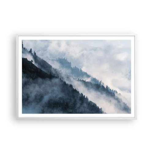 Poszter fekete keretben - A hegyek misztikája - 100x70 cm