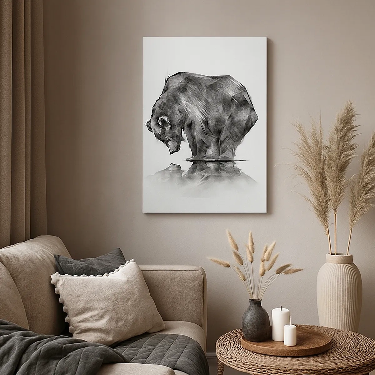 Vászonkép - Jó látni rokont - 50x70 cm