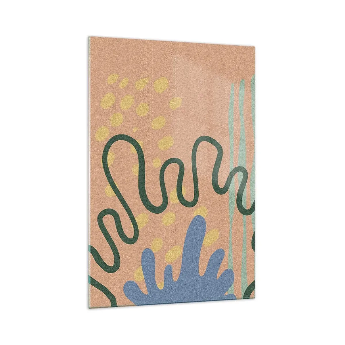 Üveg kép - Absztrakció: a természet sokszínűsége - 70x100 cm