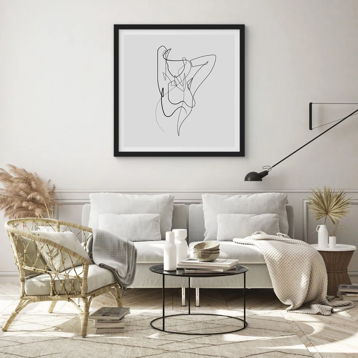 Poszter fehér keretben - Milyen vagy igazán…. - 50x50 cm