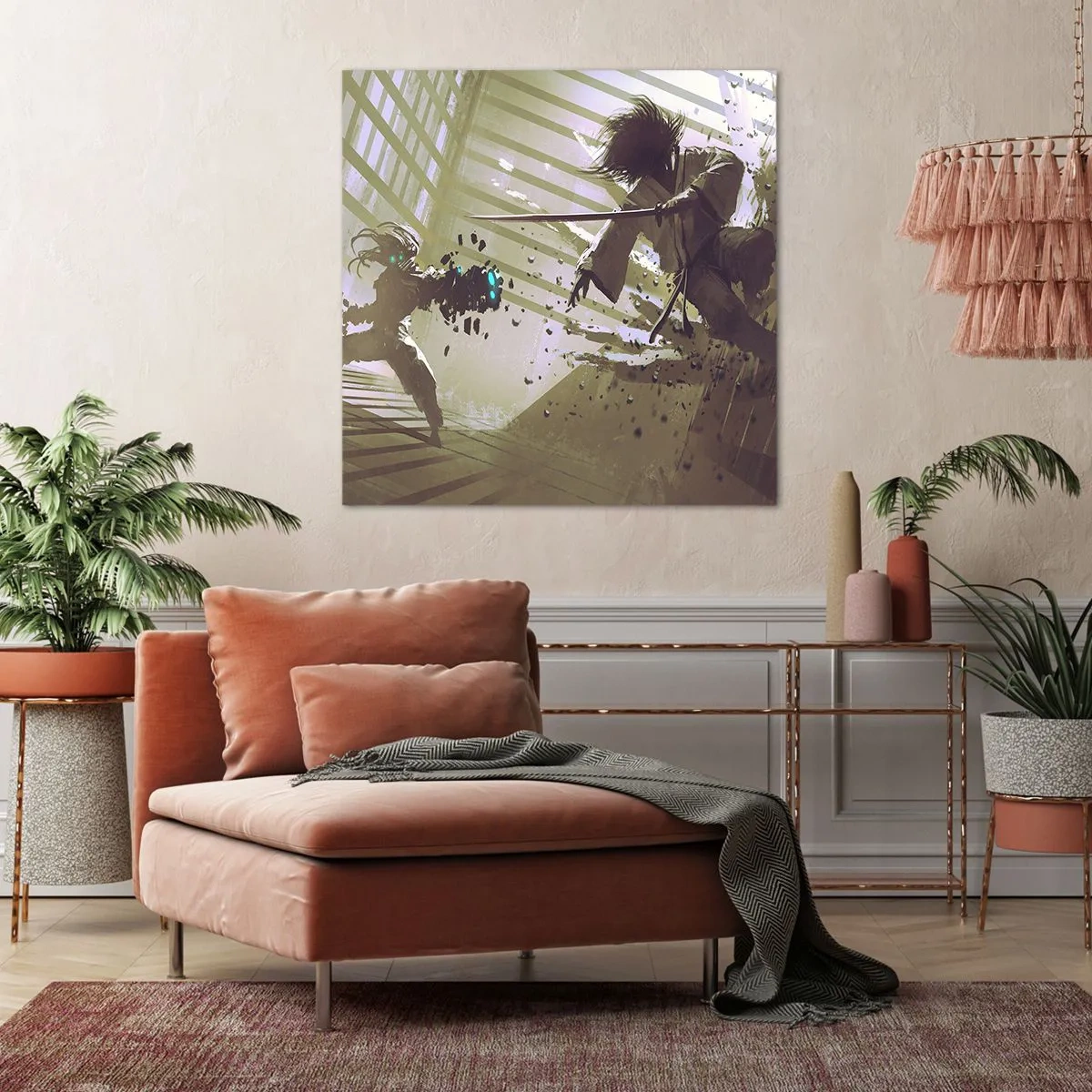 Vászonkép - Te is lehetsz szamuráj - 70x70 cm