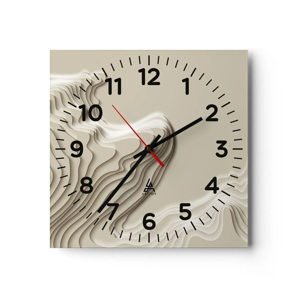 Falióra, Óra - Művészeti topográfia - 40x40 cm