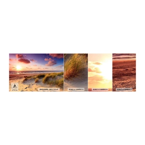 Fotótapéta Minta Öntapadós Deluxe Sticker - Már érződik a nyár a levegőben - Tájkép, Strand, Dűne - 100x30 cm