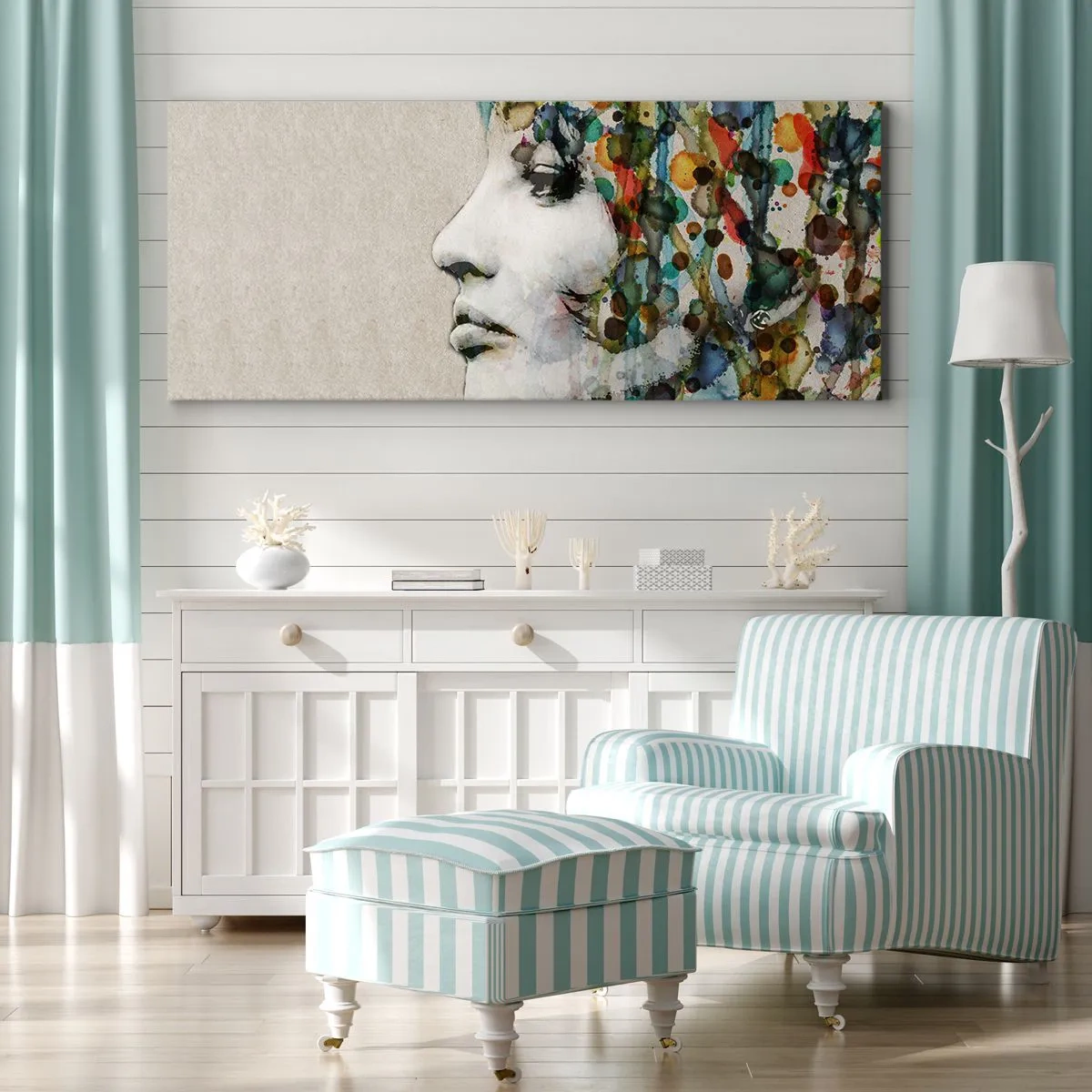 Vászonkép - Előbúj a szürkéből - 160x50 cm