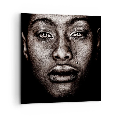 Vászonkép - Egy könnycsepp - 50x50 cm