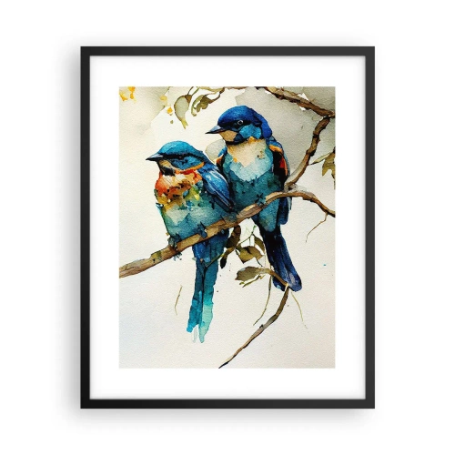 Poszter fehér keretben - Megsértődött? - 40x50 cm