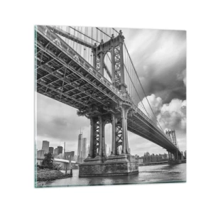 Üveg kép - A város szívébe - 50x50 cm