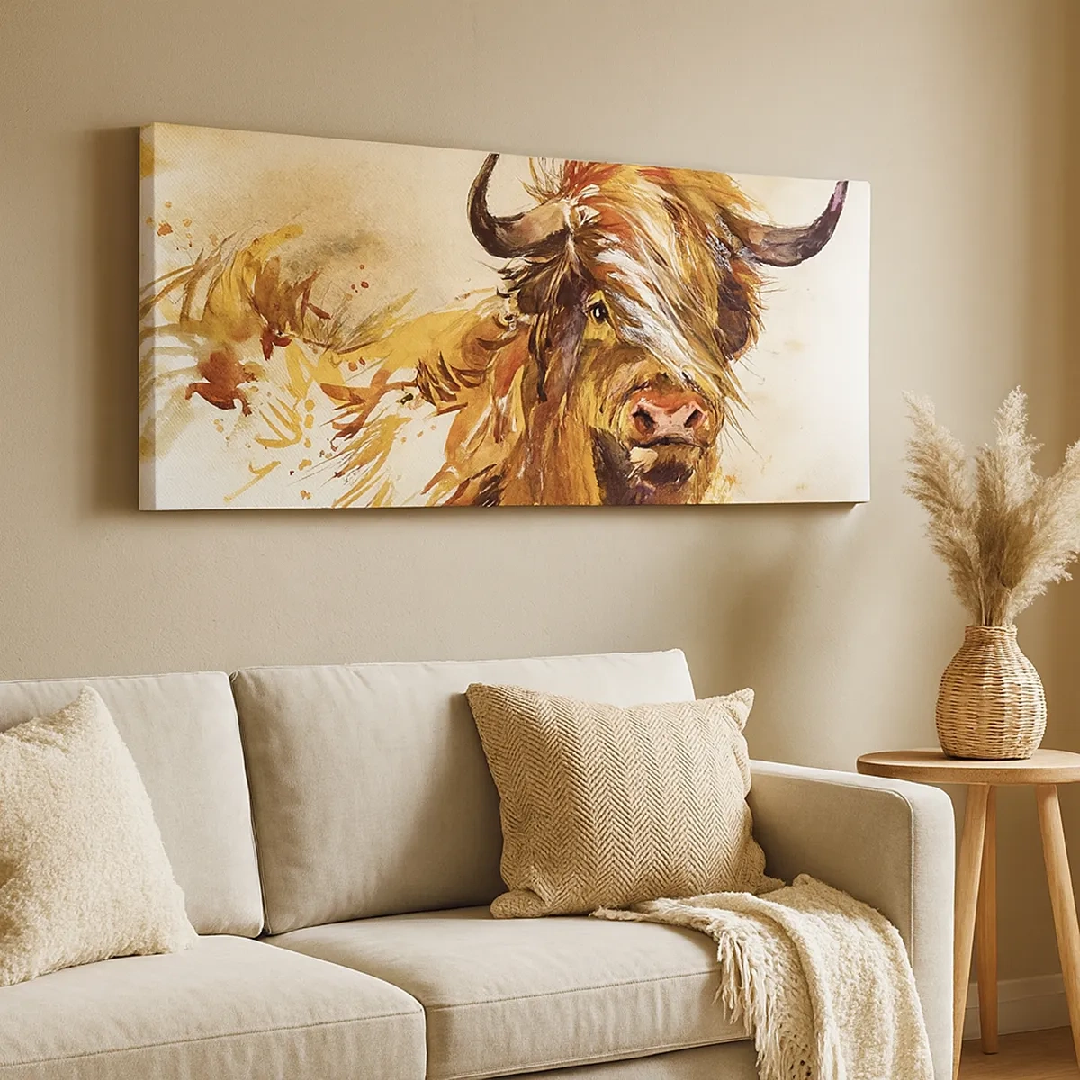 Vászonkép - A vadász büszkesége - 30x30 cm