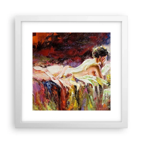 Poszter fekete keretben - Töprengő Vénusz - 30x30 cm