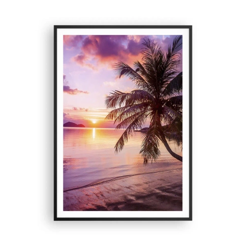 Poszter fehér keretben - Boldogság egészen a horizontig - 70x100 cm