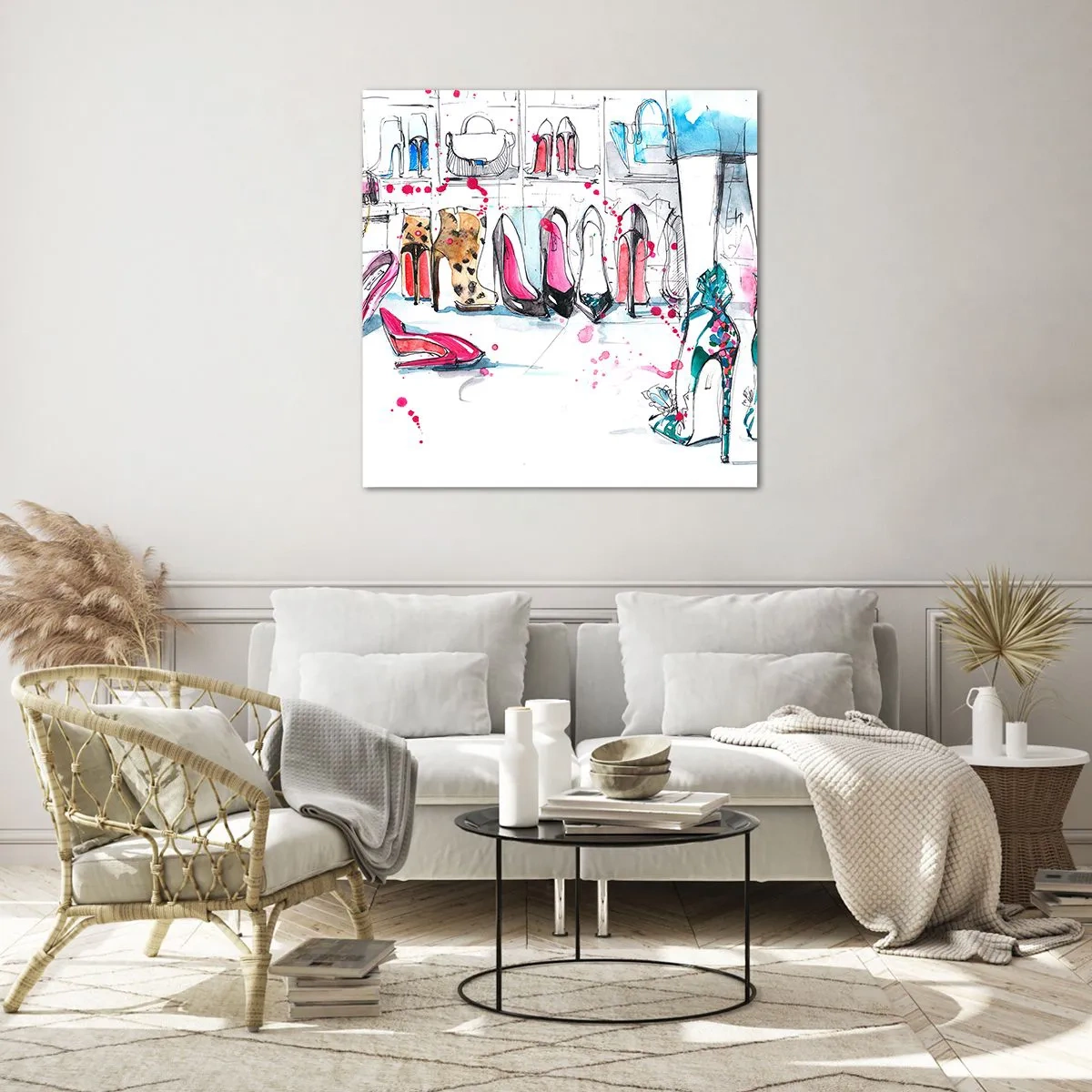 Üveg kép - Szezám, tárulj! - 70x70 cm