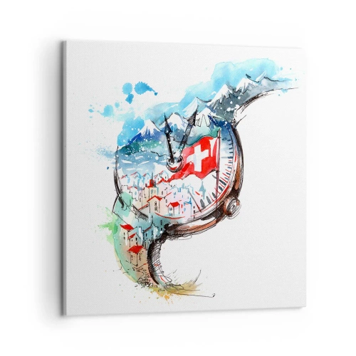 Vászonkép - Svájci szellemiség - 50x50 cm
