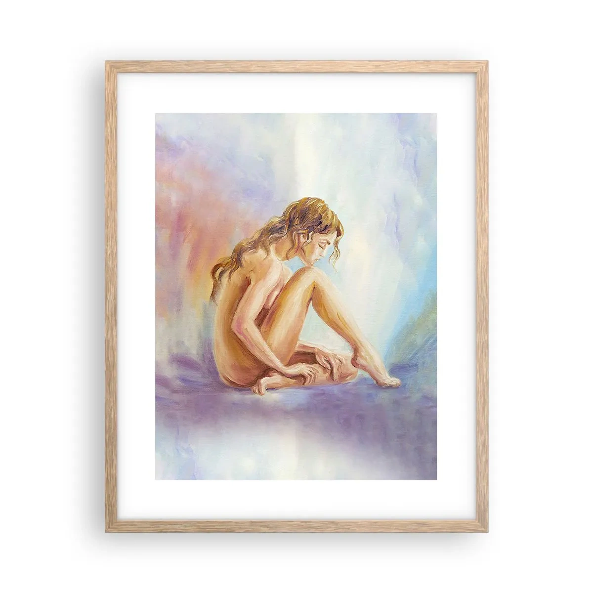 Poszter világos tölgy keretben - A fiatalság cselekedete - 40x50 cm