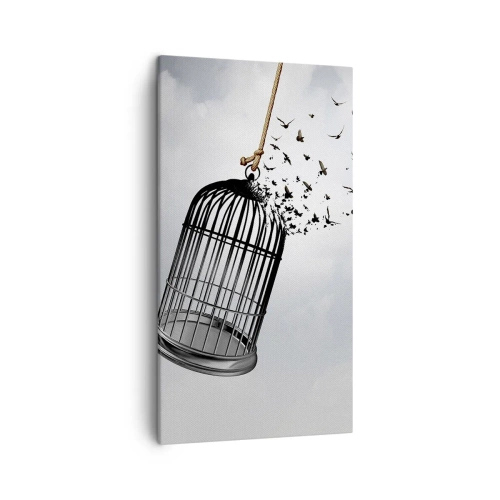 Vászonkép - Hit... Remény... Szabadság! - 45x80 cm