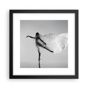 Poszter fehér keretben - Könnyedség és kecsesség - 30x30 cm