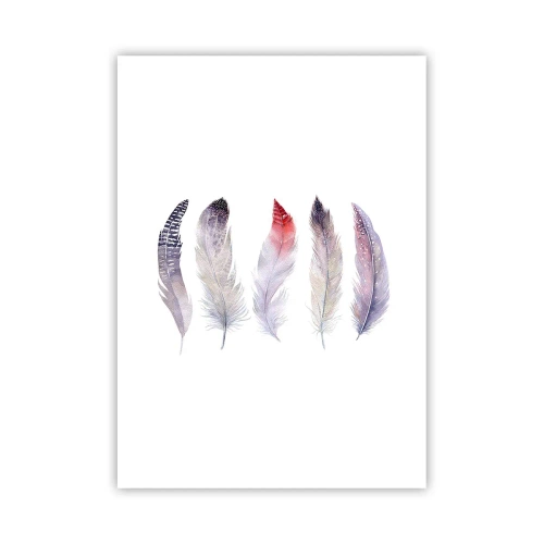 Poszter - Gyengéd, mint a sokszínű köd - 50x70 cm