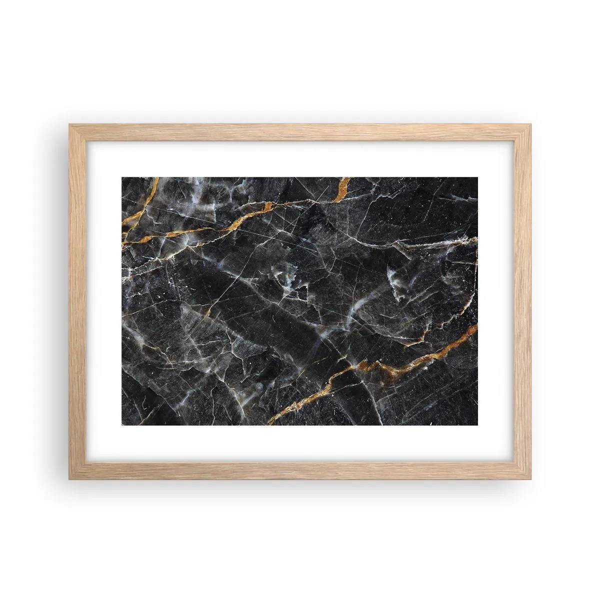 Poszter világos tölgy keretben - A kő belső élete - 40x30 cm