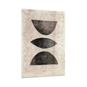 Üveg kép - Etnikai absztrakció - 50x70 cm