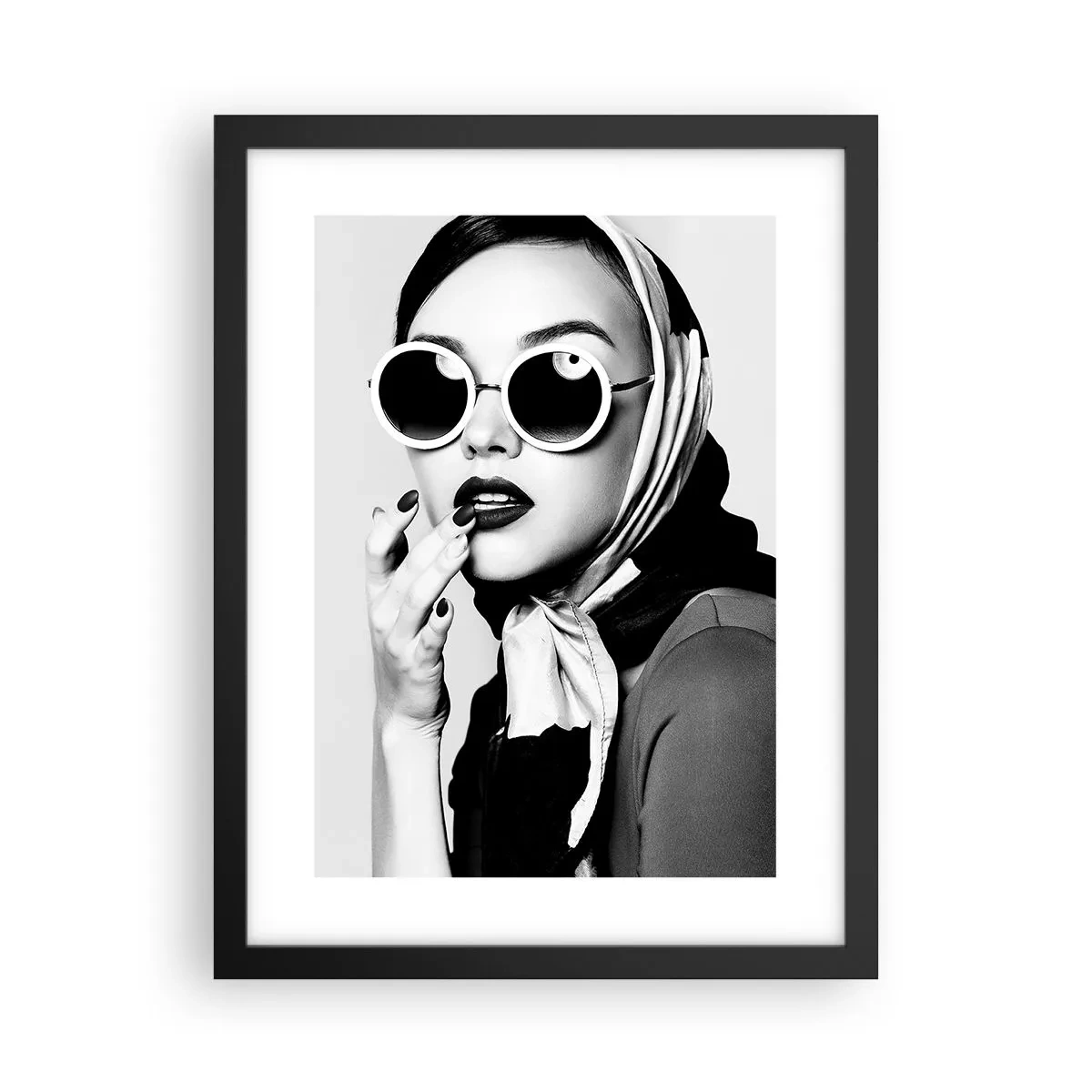 Poszter fehér keretben - Üdvözlet a 60-as évekből - 30x40 cm