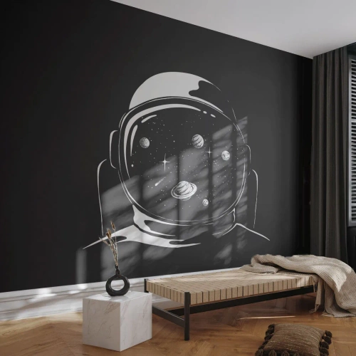 Öntapadós Fotótapéta Deluxe Sticker - Szép kilátás - Űrhajós, Világegyetem, Világegyetem - 250x175 cm