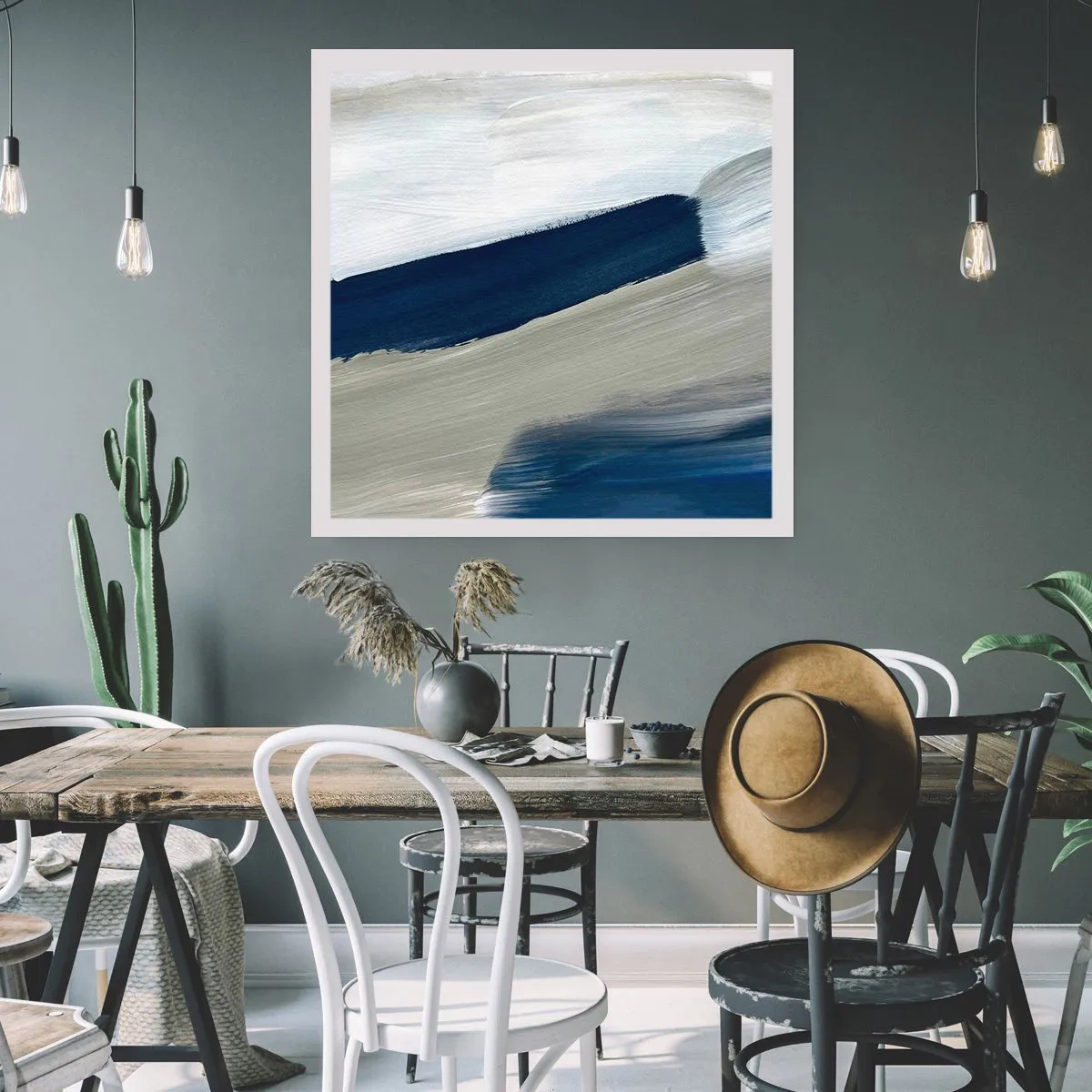 Poszter - Találkozás a fehérrel - 40x40 cm