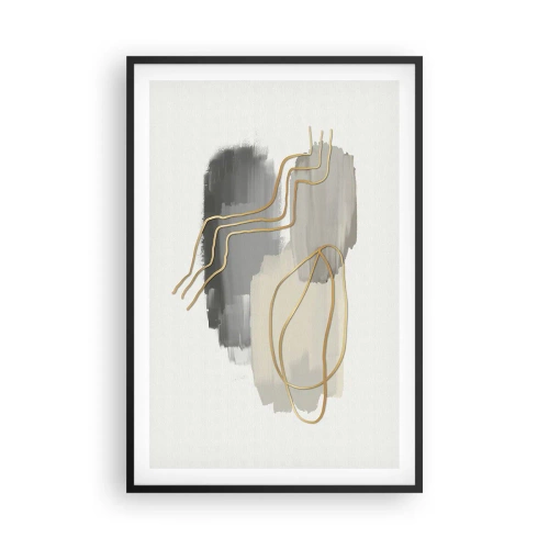 Poszter fehér keretben - Létezés és mozgás - 61x91 cm