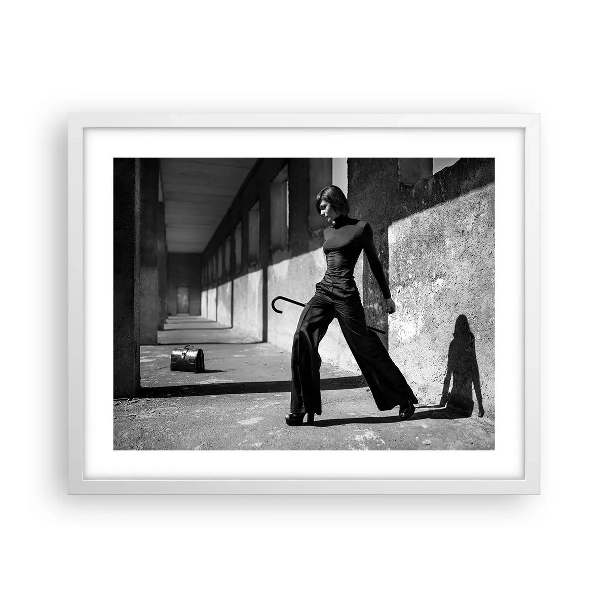 Poszter fekete keretben - Városi elegancia - 50x40 cm