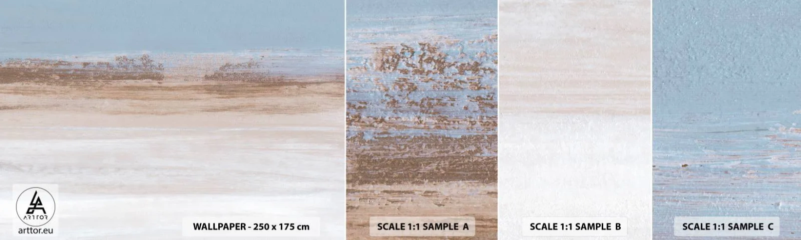 Fotótapéta Minta Öntapadós Deluxe Sticker - Többértelmű tájkép - Darab, Fényes, Minimalizmus - 100x30 cm