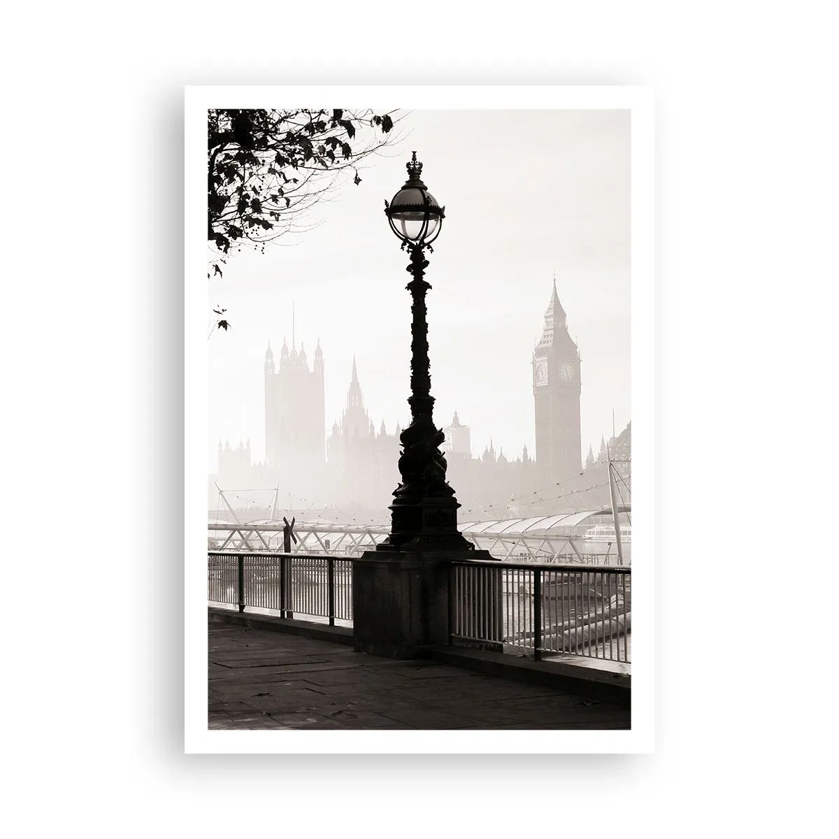 Poszter - Londoni reggel - 70x100 cm