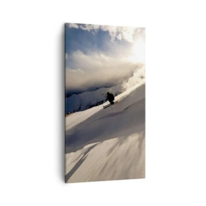 Vászonkép - Hegyi kihívás teljesítve - 45x80 cm