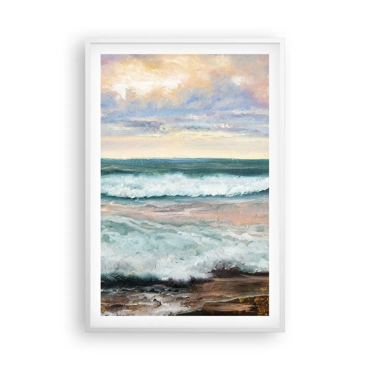 Poszter fekete keretben - Itt kisimítod a lelked - 61x91 cm