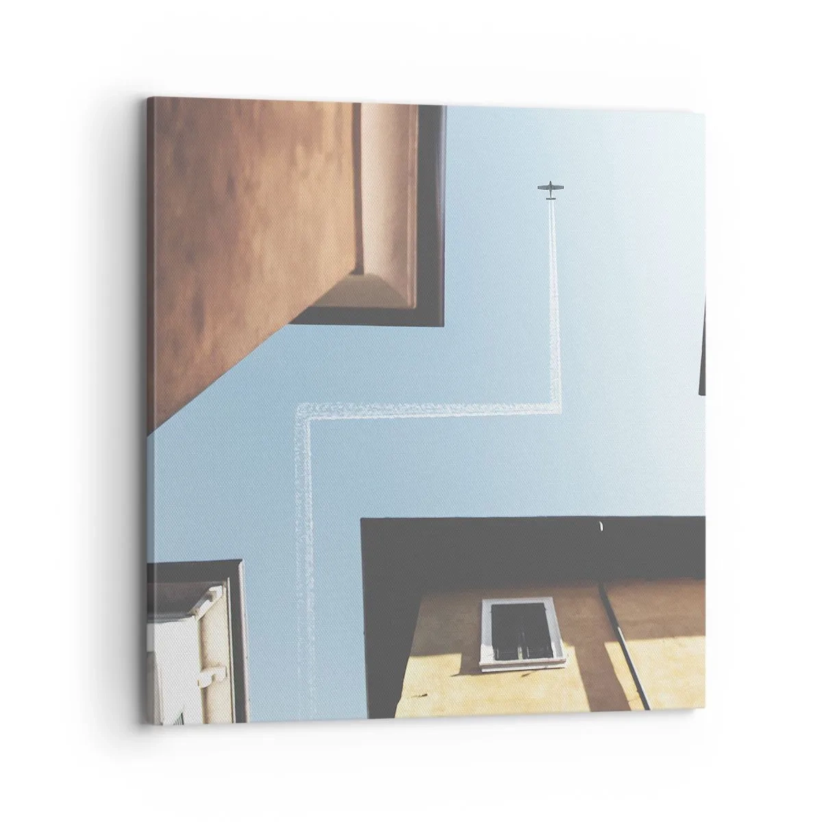 Vászonkép - A városi labirintus felett - 70x70 cm