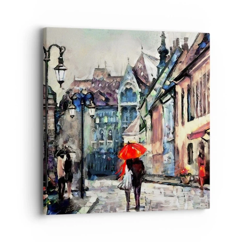 Vászonkép - Eső a kettőjüknek - 40x40 cm