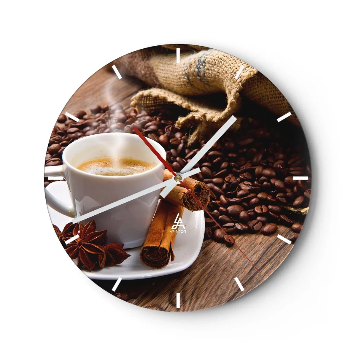 Falióra, Óra - Fűszeres íz és illat - 40x40 cm