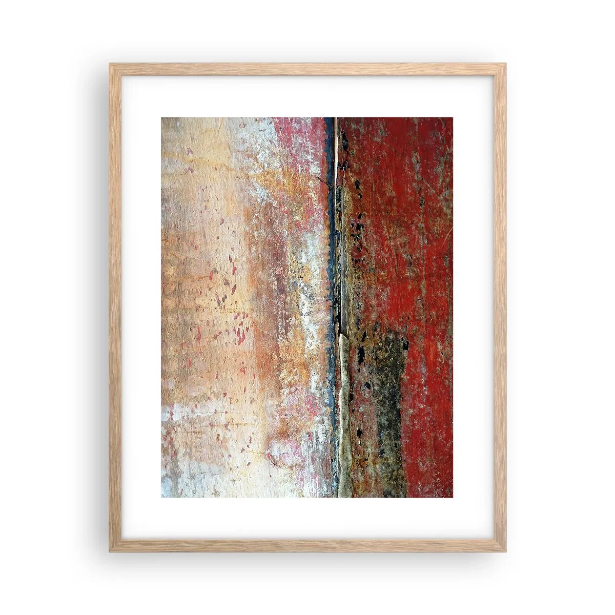 Poszter világos tölgy keretben - Talán a tenger - 40x50 cm
