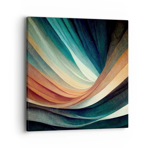 Vászonkép - Színekből szőtt - 40x40 cm