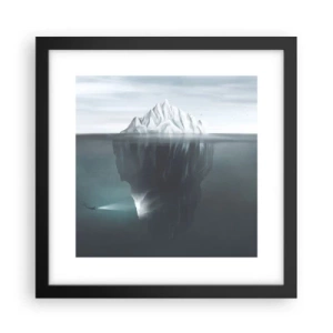 Poszter fehér keretben - Víz alatti rejtély - 30x30 cm