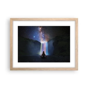 Poszter világos tölgy keretben - Abszolút harmónia - 40x30 cm