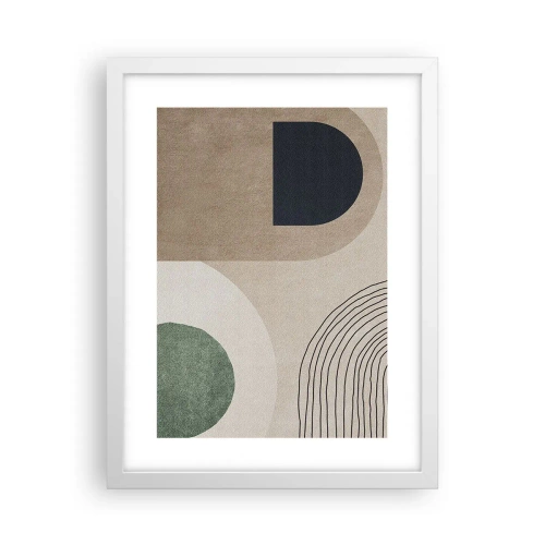 Poszter fekete keretben - Egy ovális szelídsége - 30x40 cm