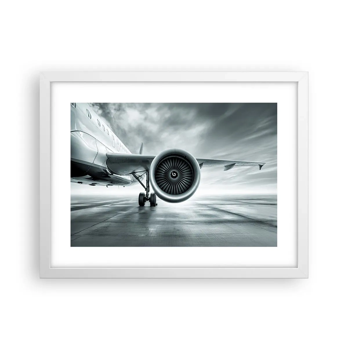 Poszter fekete keretben - Van erő! - 40x30 cm