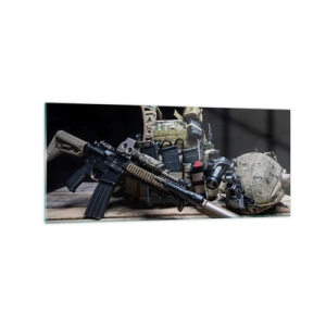 Üveg kép - Pihenj! - 120x50 cm