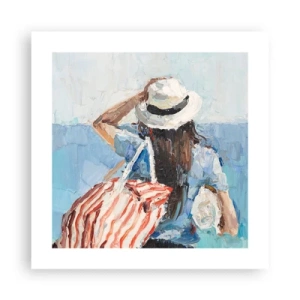 Poszter - Üdvözöljük a nyaraláson - 40x40 cm