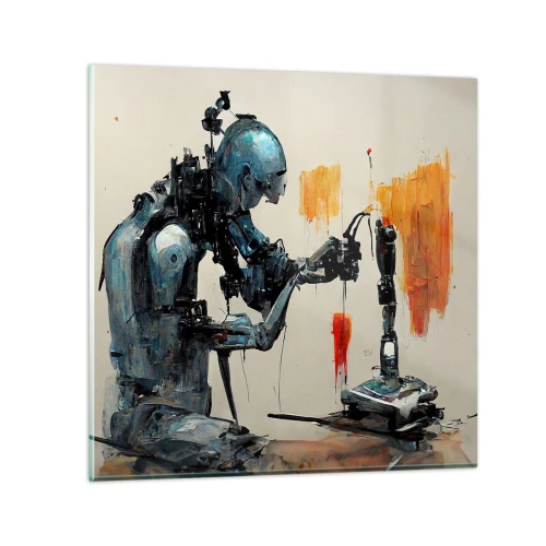 Üveg kép - Már holnap... - 70x70 cm