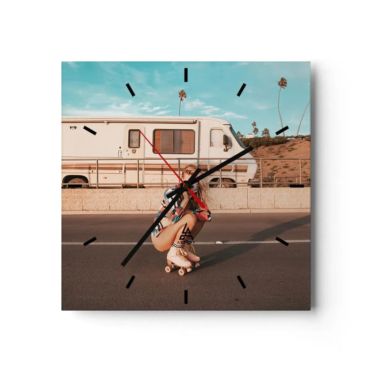 Falióra, Óra - Mosolyt kérek! - 30x30 cm