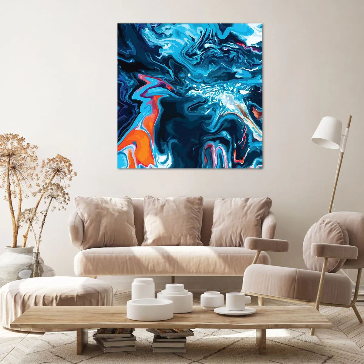 Vászonkép - Utazás a mennyország közepébe - 60x60 cm