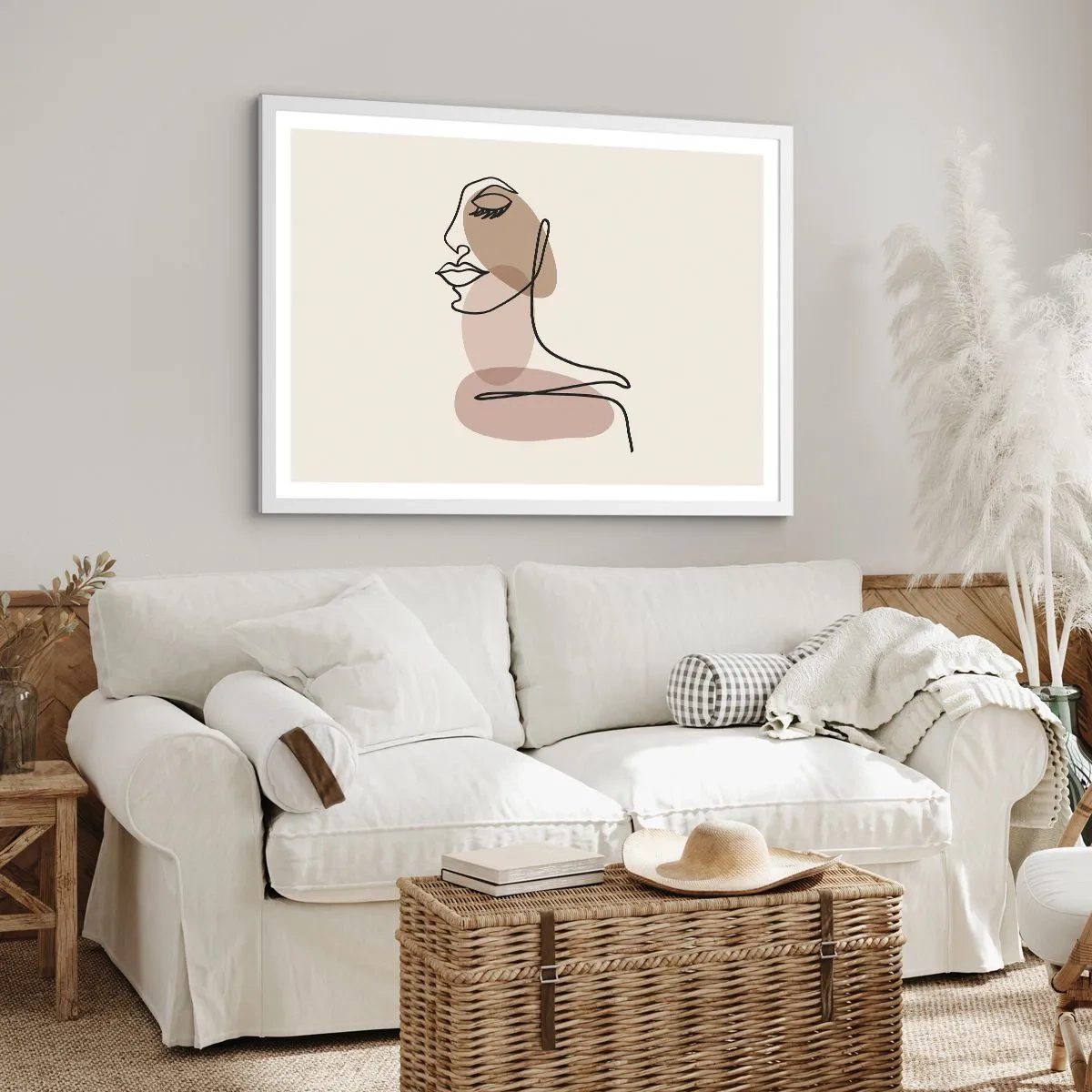 Poszter fekete keretben - Egy bizonyos szépségvonal - 100x70 cm